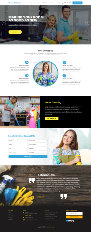 Beach Housekeeping | Diseño Web por sai.designer87