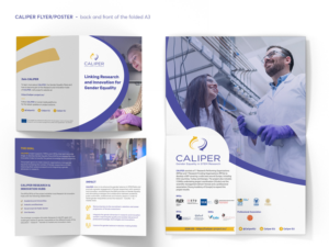 CALIPER - Linking Research and Innovation for Gender Equality | Brochure Design by cherry