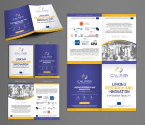 CALIPER - Linking Research and Innovation for Gender Equality | Brochure Design by SAI DESIGNS
