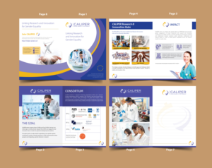 CALIPER - Linking Research and Innovation for Gender Equality | Brochure Design by meet007
