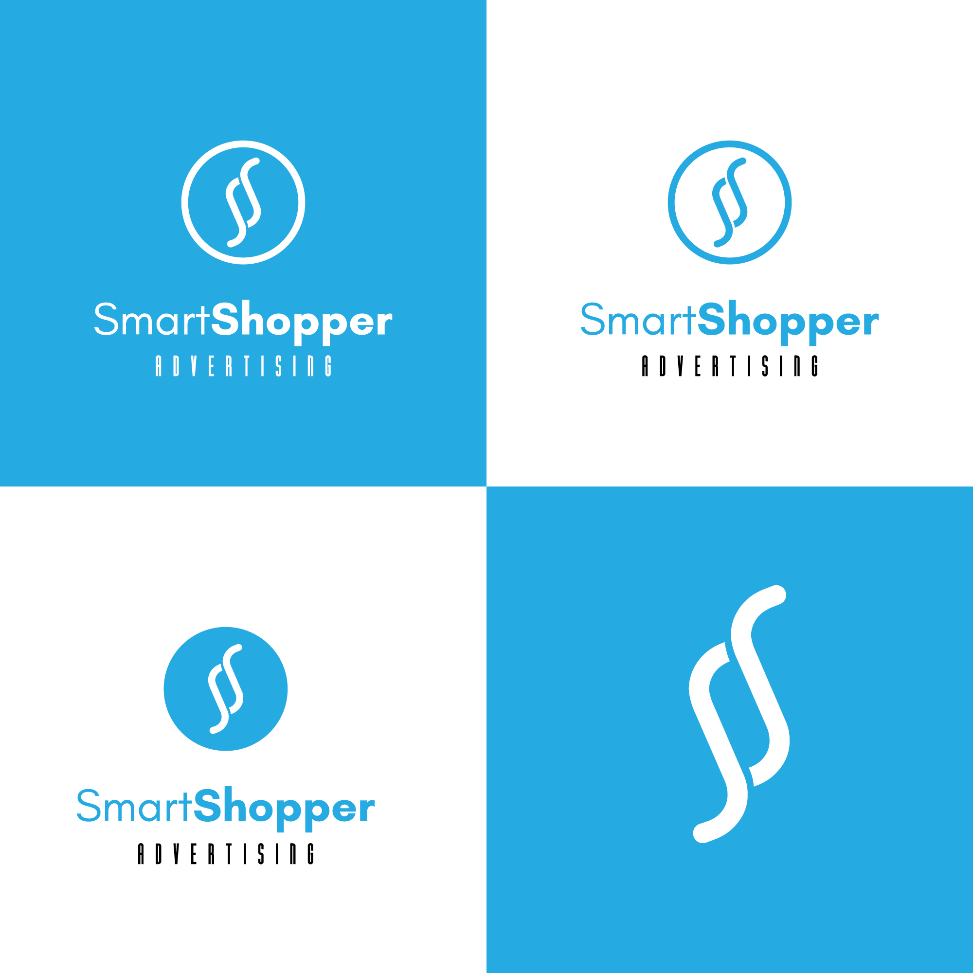 Logo Design by Zak deZign for Smart Shopper Advertising | Design #24147837