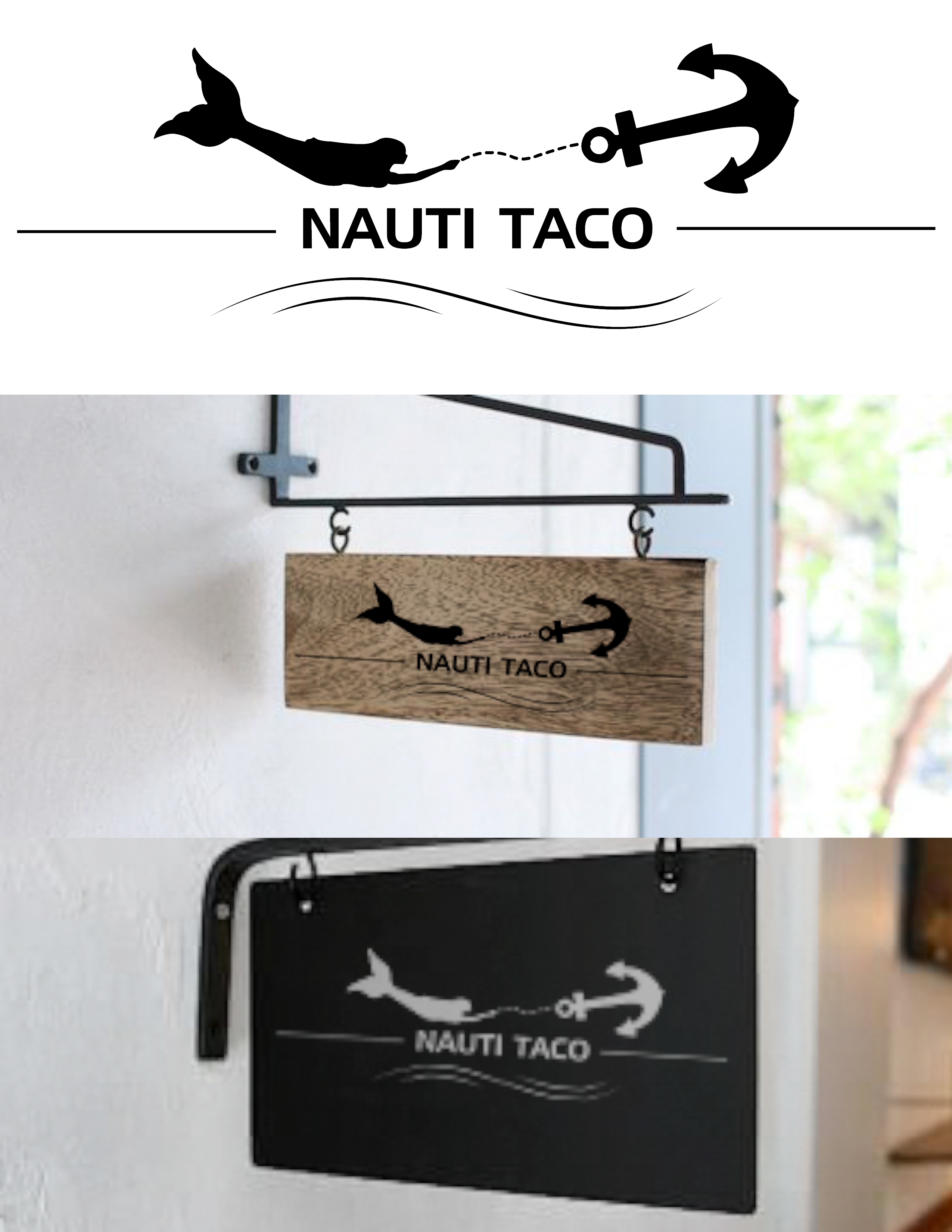 Logo Design by Guntur for Nauti Taco | Design #24184376