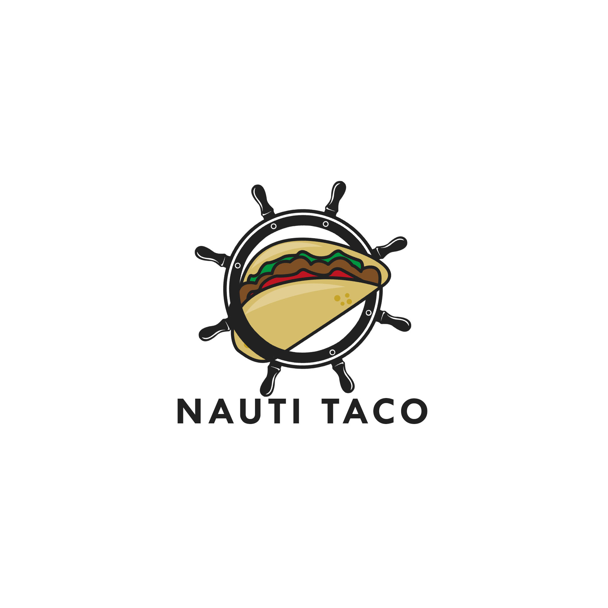 Logo Design by Jeah Razo for Nauti Taco | Design #24149071
