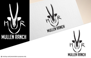 Mullen Ranch | Logo Design by Juli creation