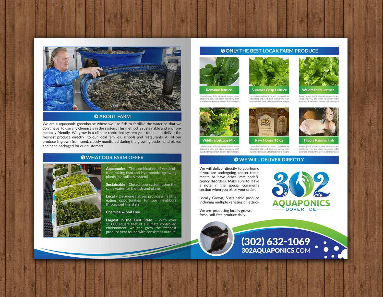Diseño de Brochure por chandrayaan.creative para 302Aquaponics | Diseño #24181471