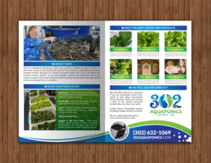 Diseño de Brochure por chandrayaan.creative para 302Aquaponics | Diseño: #24181471