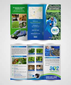 Aquaponic greenhouse needs a business brochure that shows what a unique system we have | Broschüren-Design von chandrayaan.creative