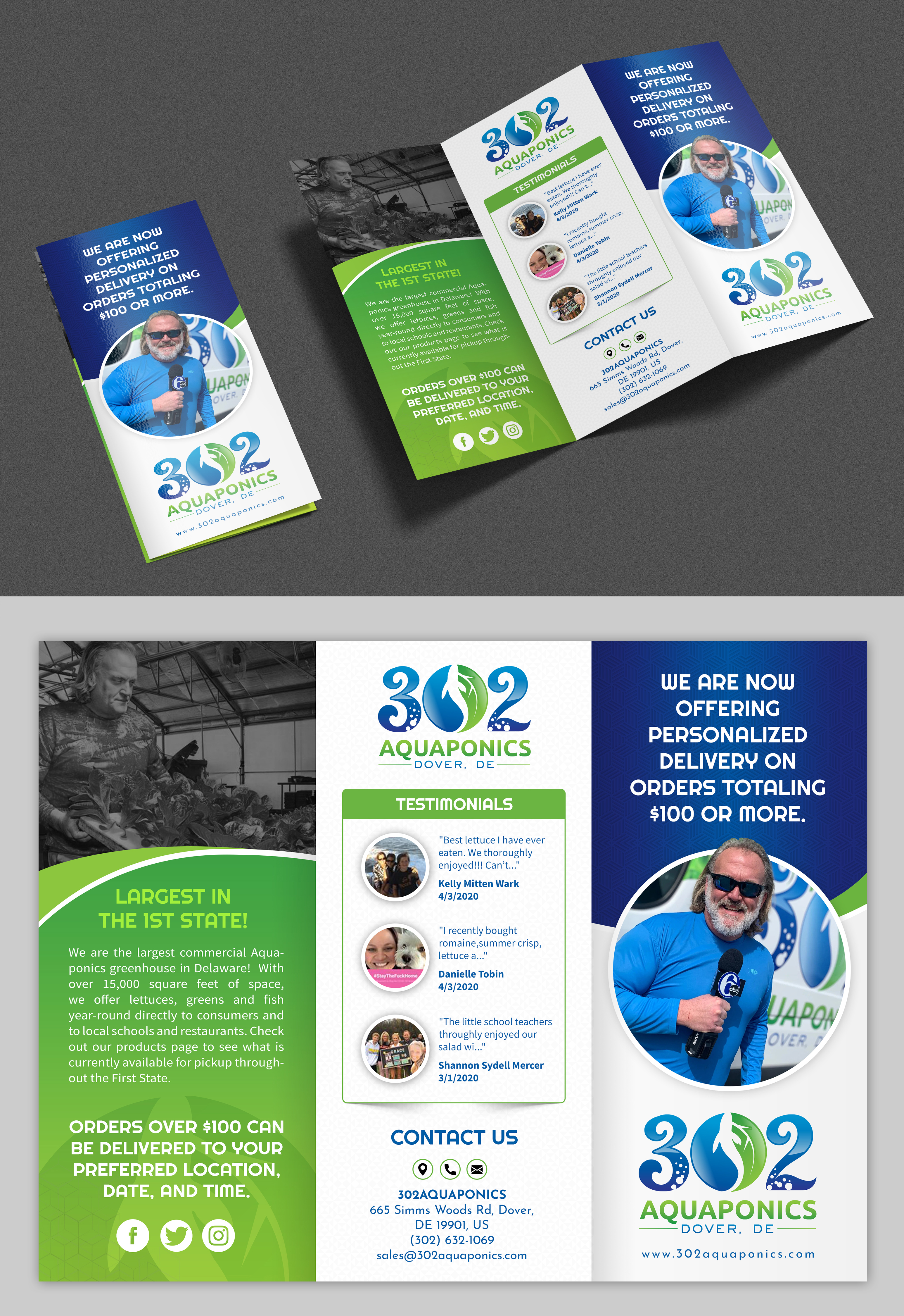 Diseño de Brochure por SAI DESIGNS para 302Aquaponics | Diseño #24152918