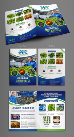 Brochure Design by SAI DESIGNS for 302Aquaponics | Design: #24162065