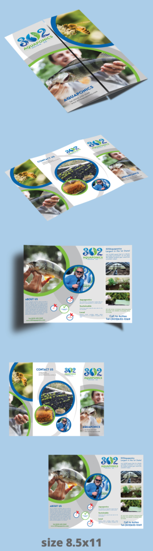 Brochure Design by MAHESH101 for 302Aquaponics | Design: #24155948