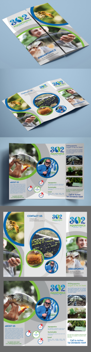 Brochure Design by MAHESH101 for 302Aquaponics | Design: #24222561