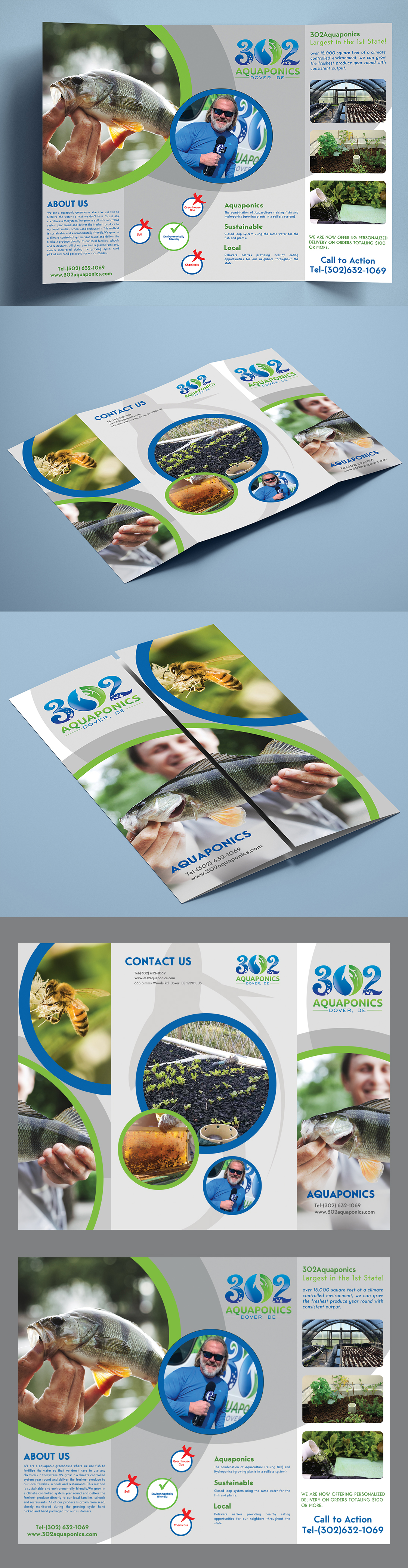 Broschüren-Design von MAHESH101 für 302Aquaponics | Design #24231554