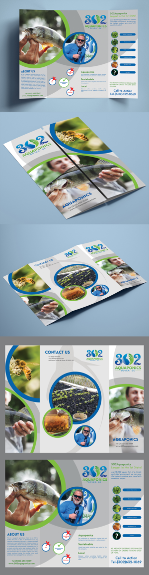 Brochure Design by MAHESH101 for 302Aquaponics | Design: #24231746