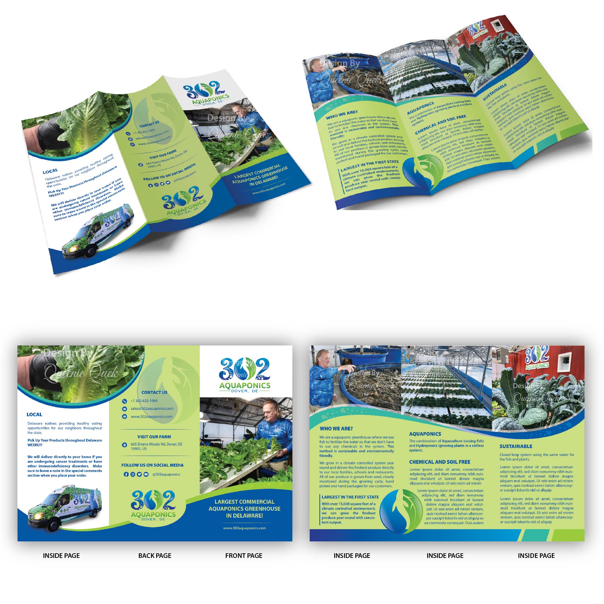 Diseño de Brochure por Queenie Quek para 302Aquaponics | Diseño #24216201