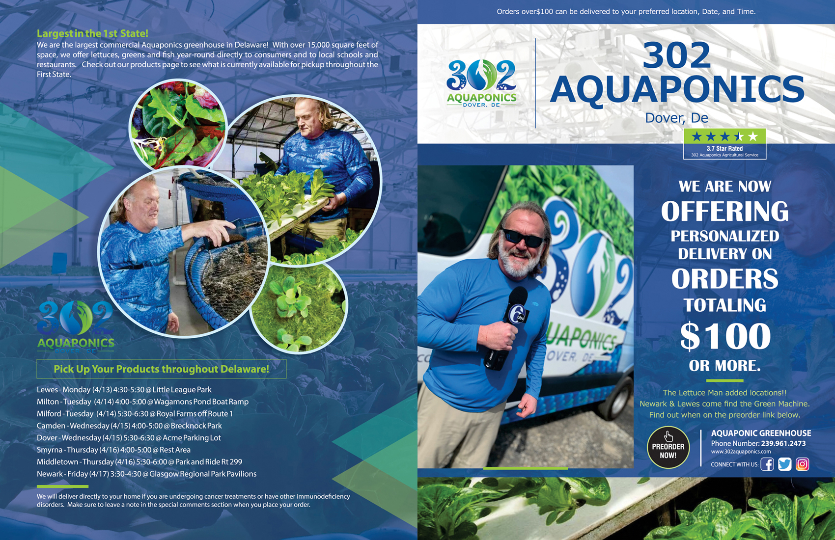 Brochure Design by Tuba Art Studio. IZ (IMRAN ZW) for 302Aquaponics | Design #24148724