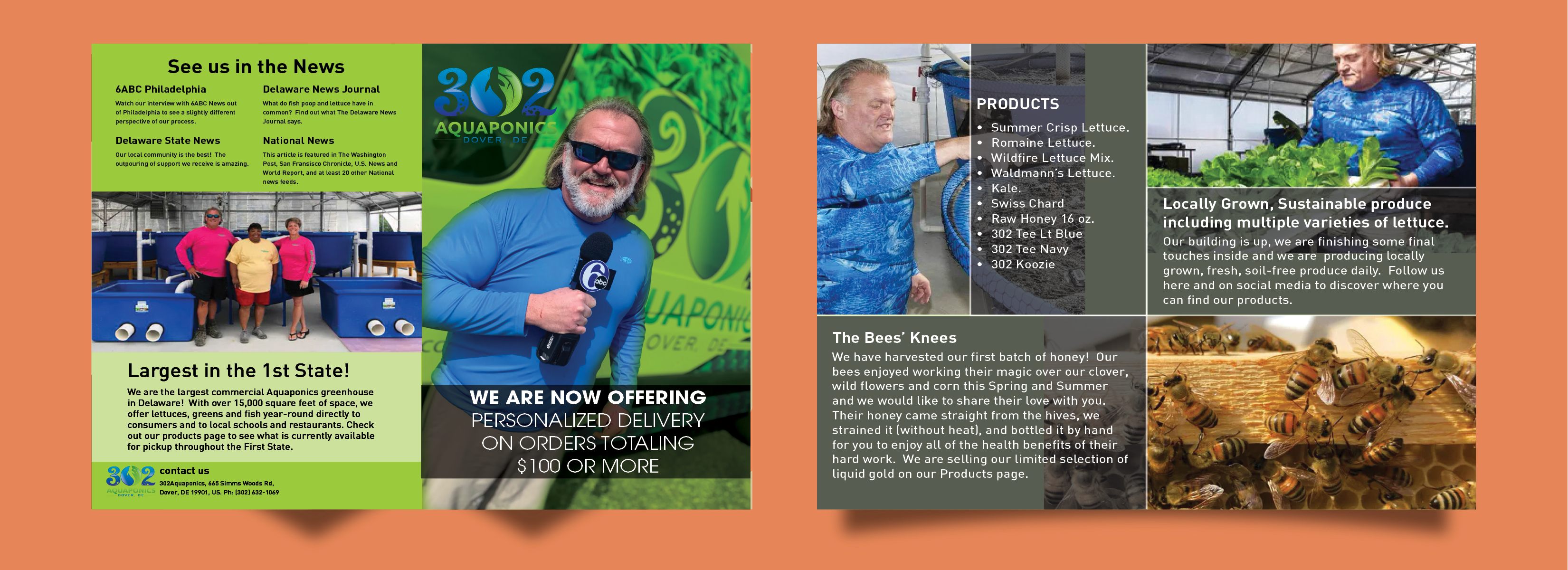 Brochure Design by Artistic Flora for 302Aquaponics | Design #24215935