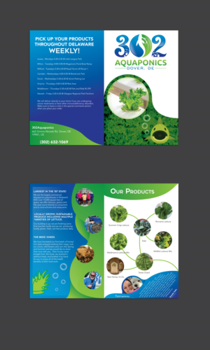 Brochure Design by srhzaidi for 302Aquaponics | Design: #24241432
