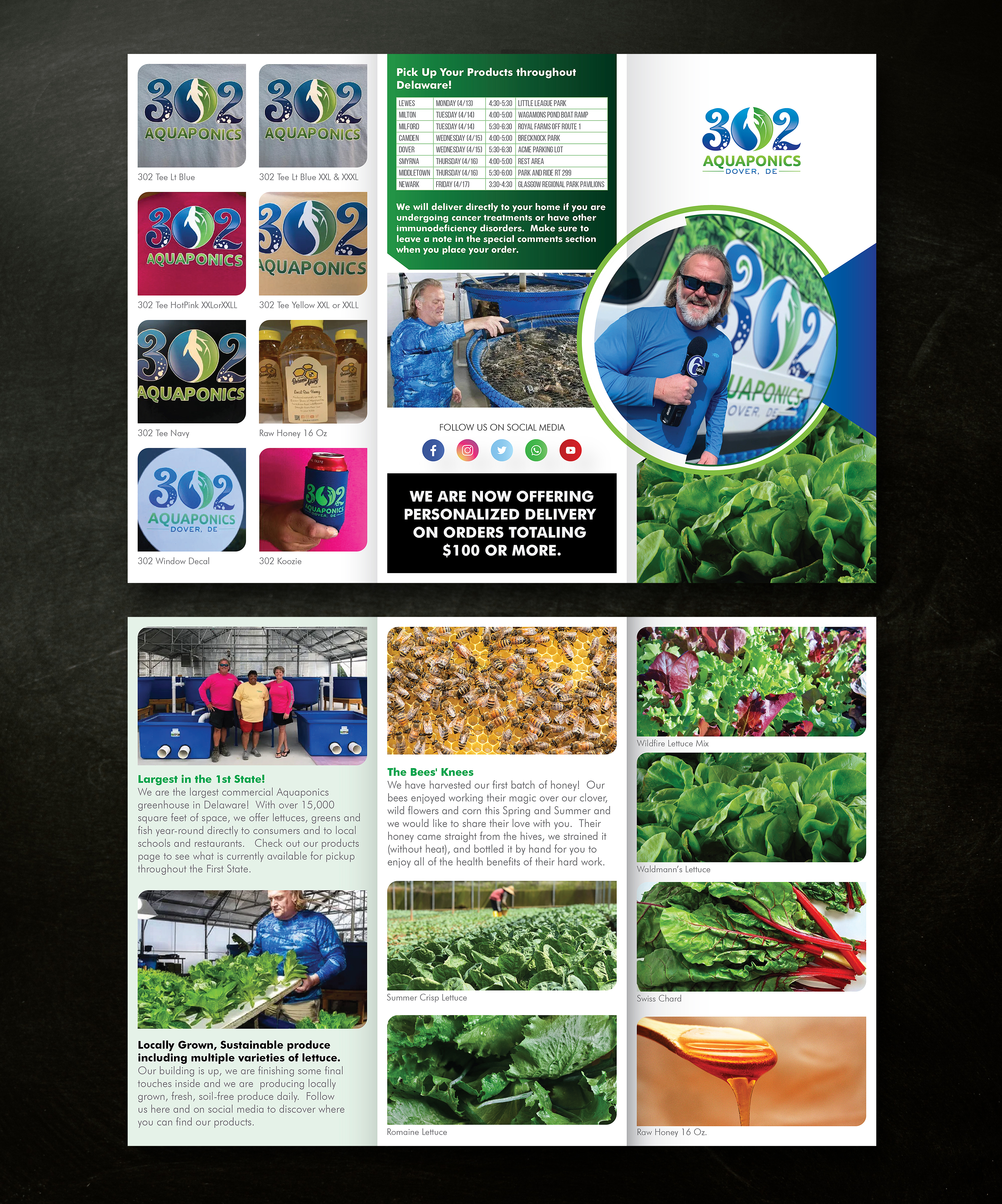 Design de Brochure par Varkala Diary pour 302Aquaponics | Design #24232394