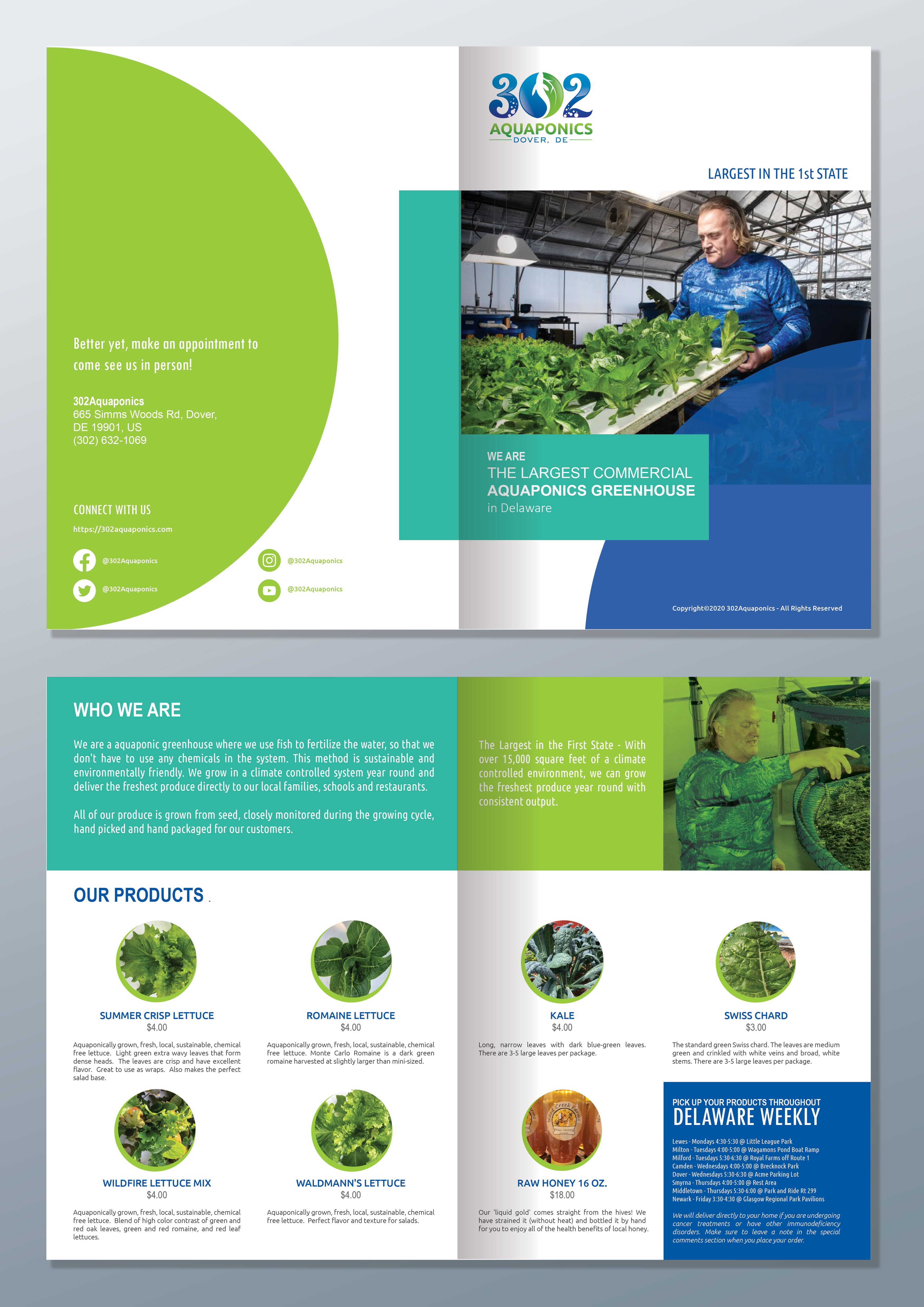 Diseño de Brochure por BIZ Design para 302Aquaponics | Diseño #24223592