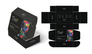 Package design for Mica powder sachets | Diseño de Empaque por Pinky 