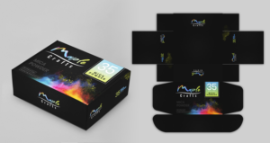 Package design for Mica powder sachets | Diseño de Empaque por SAI DESIGNS