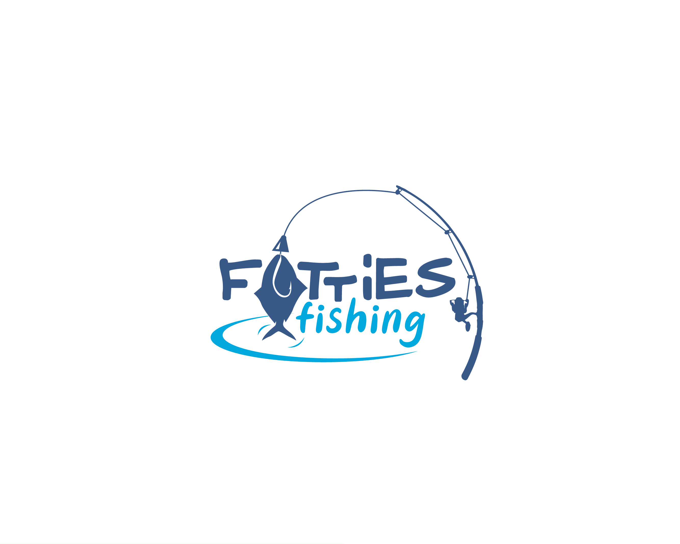 Logo Design by Ak4li™ for Fatties Fishing | Design #24156500