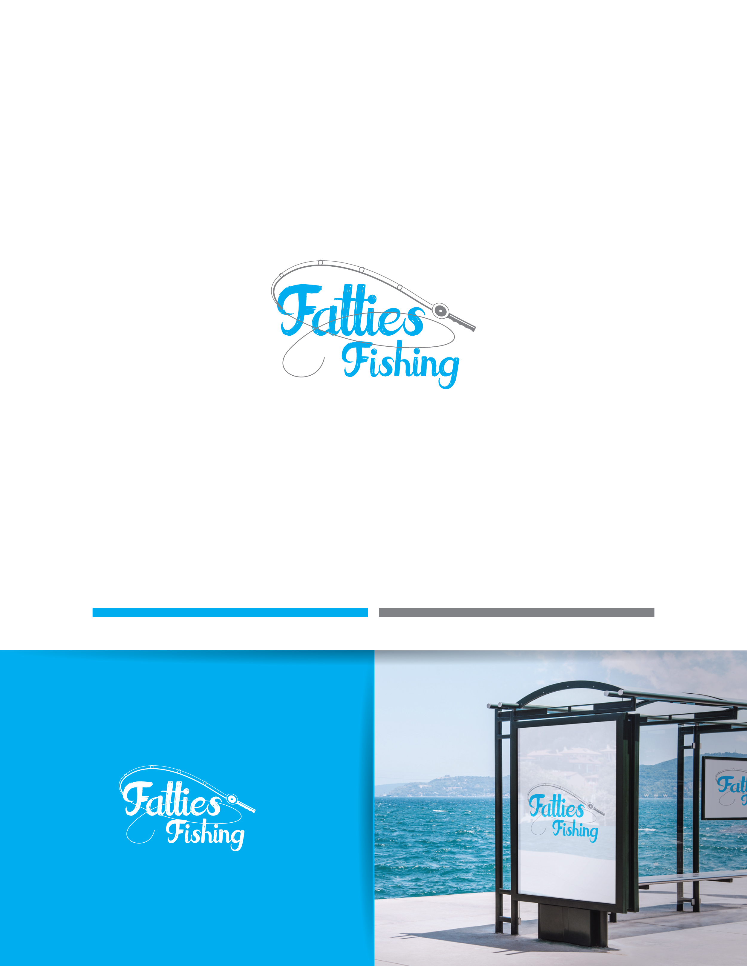 Diseño de Logo por Adnan Ansari para Fatties Fishing | Diseño #24207762
