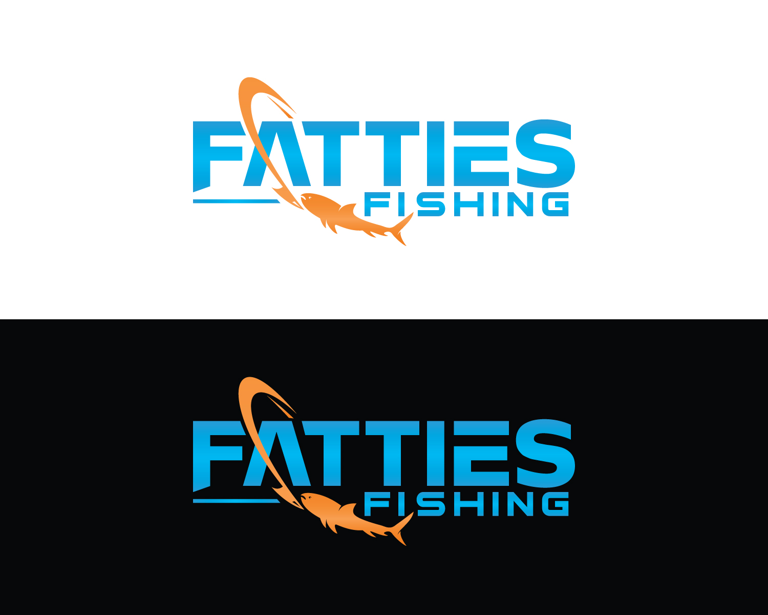 Logo Design by Atec for Fatties Fishing | Design #24163792