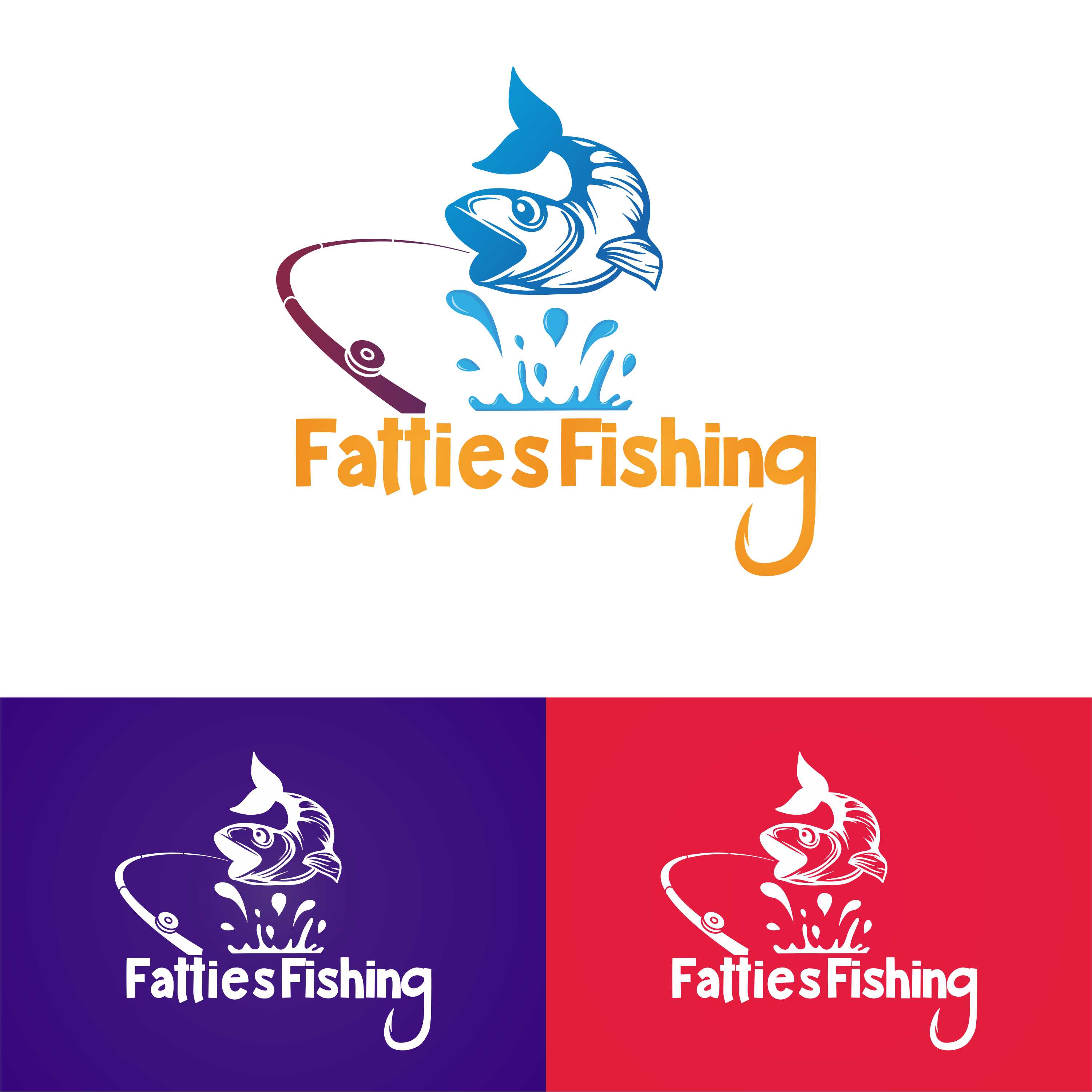 Logo Design by TSG-DESIGN for Fatties Fishing | Design #24164463
