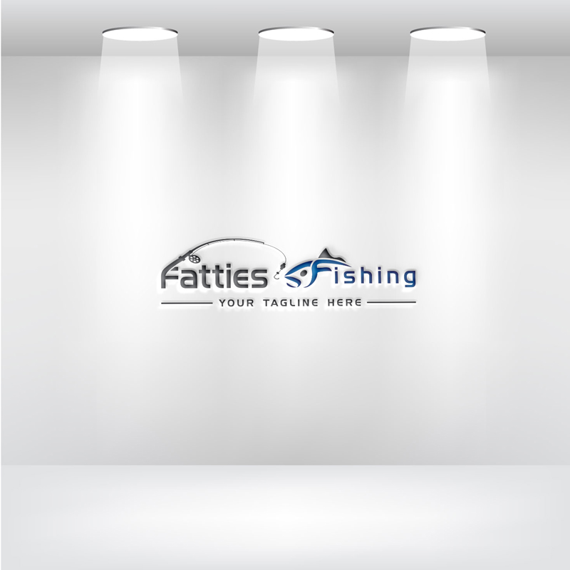 Logo Design by Aidenjar for Fatties Fishing | Design #24195349