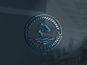 Logo Design by monmon for Fatties Fishing | Design: #24165597