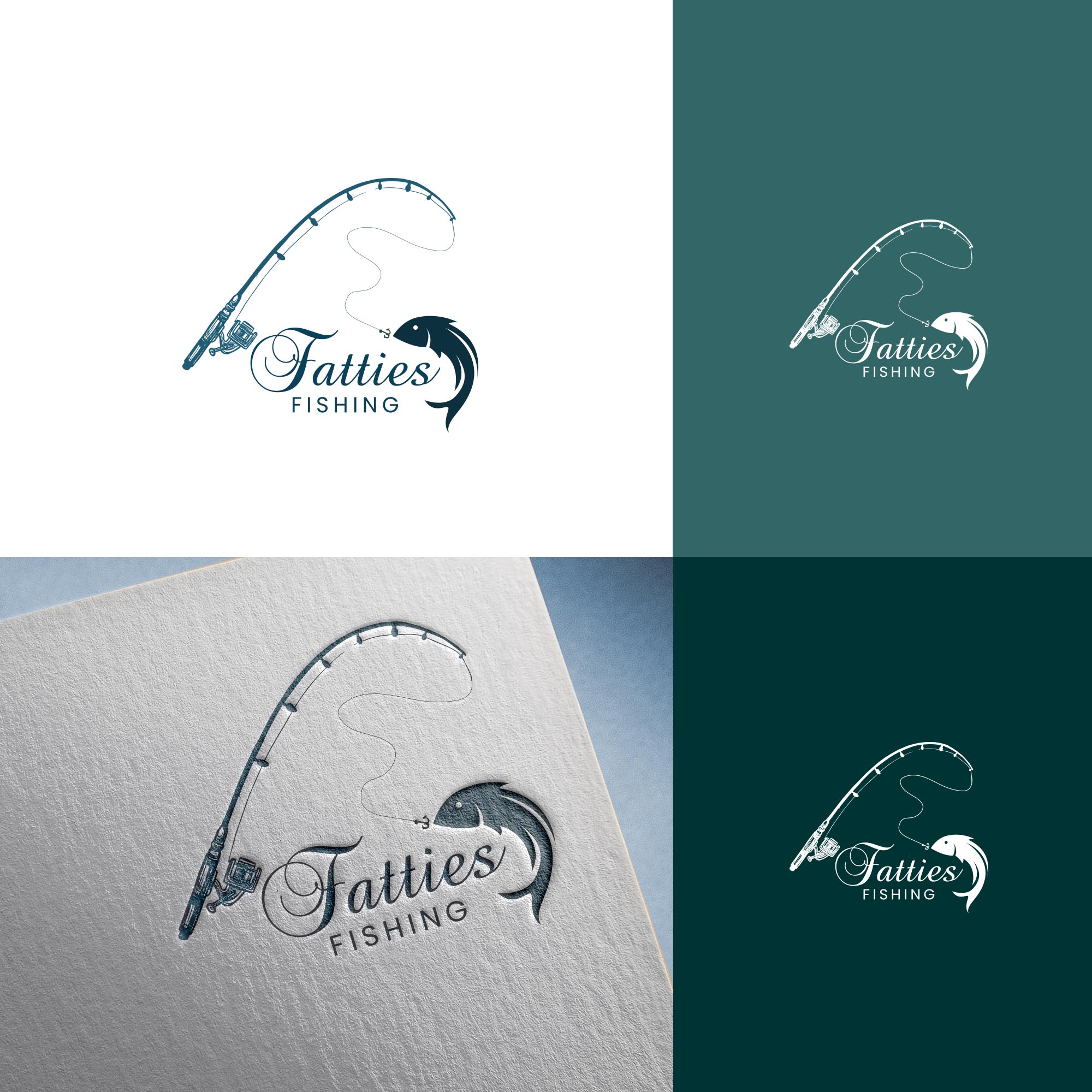Diseño de Logo por MarkazAlrusumatOfficial para Fatties Fishing | Diseño #24178236