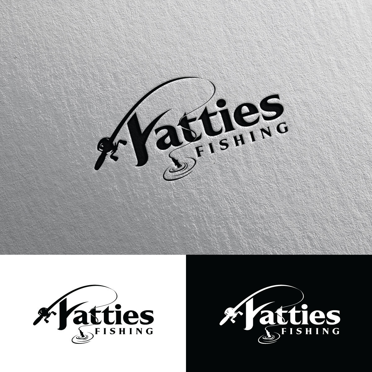 Logo Design by Rii for Fatties Fishing | Design #24151161