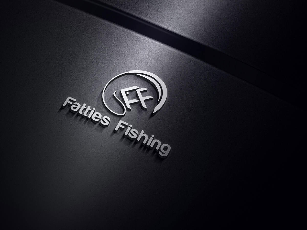 Logo Design by Pen Tool for Fatties Fishing | Design #24177544