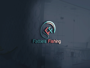Logo Design by Pen Tool for Fatties Fishing | Design: #24177545