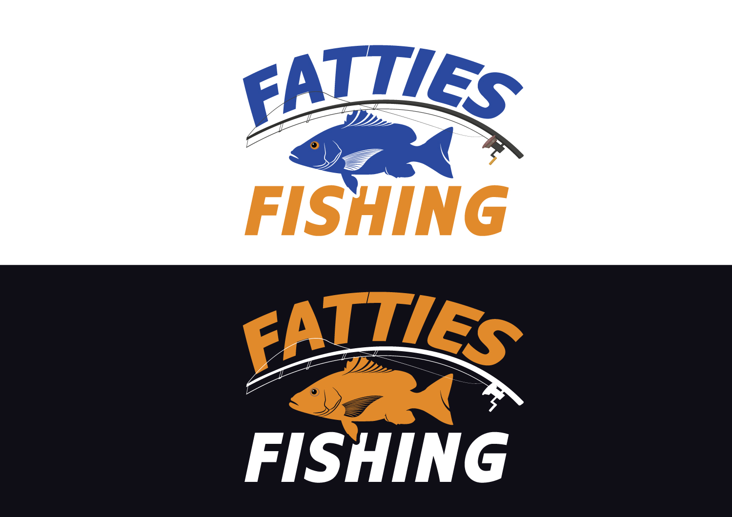 Logo Design by Junaid 23 for Fatties Fishing | Design #24181536