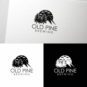 Old Pine Brewing | Logo Design by Veronica 10