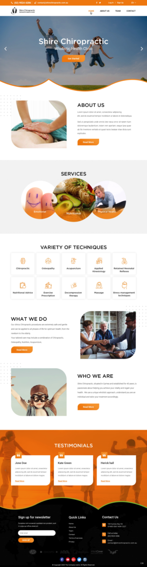 Web Design by pb for this project | Design: #24171079