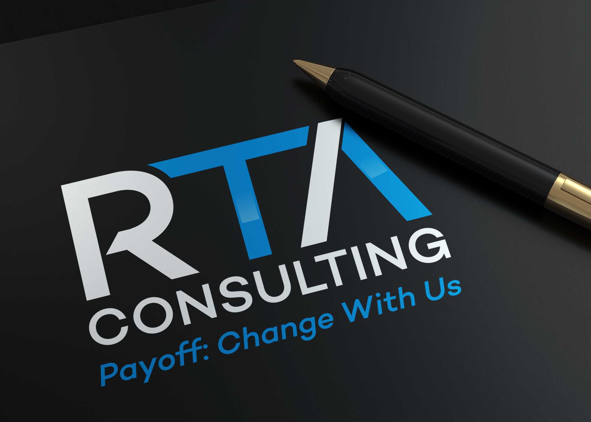 Bold, Serious Logo Design for RTA Consulting Change With Us by R ...
