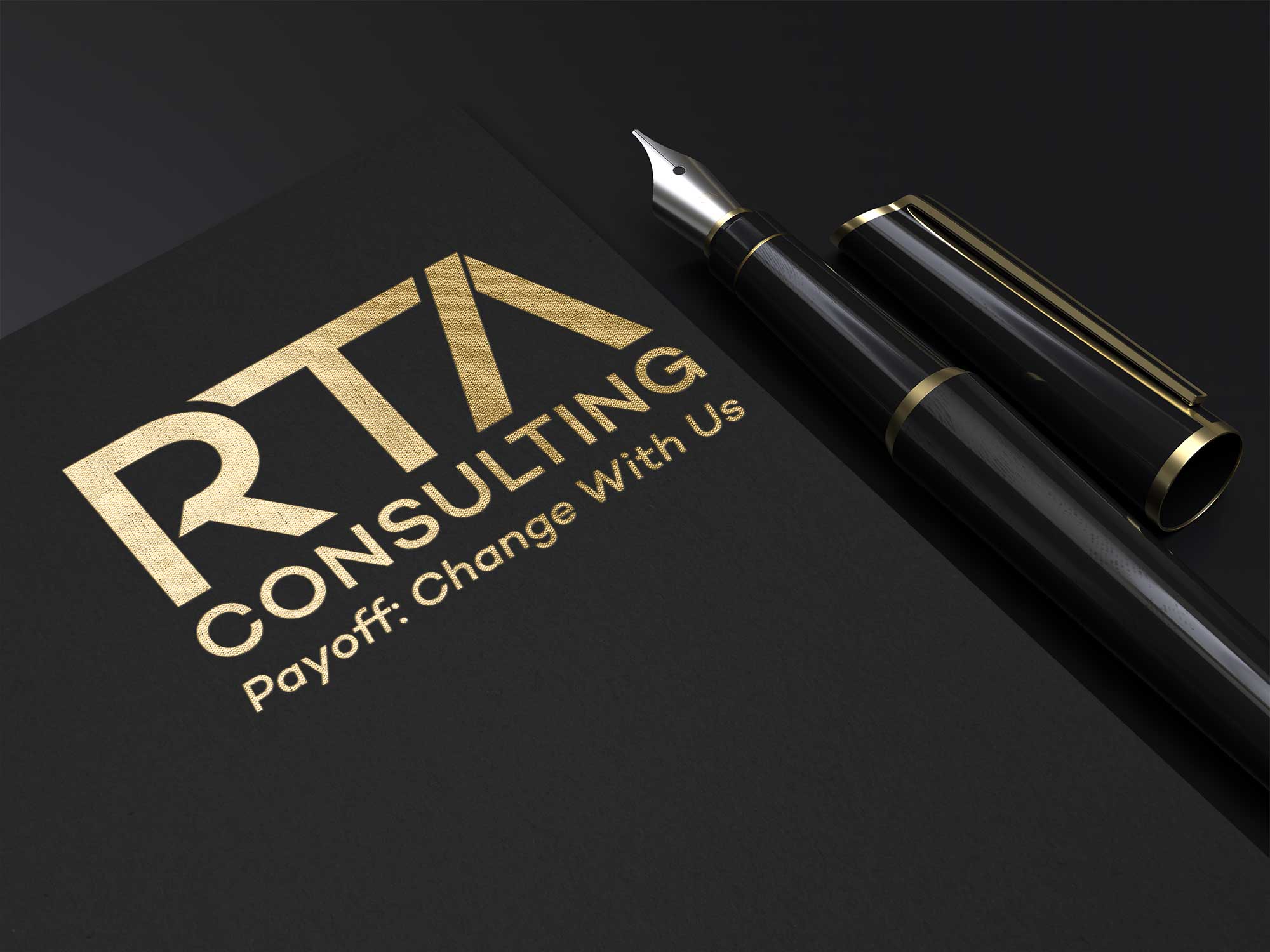 Bold, Serious Logo Design for RTA Consulting Change With Us by R ...