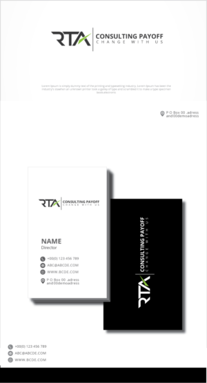 Logo Design by graphicevolution for rtaconsulting | Design: #24151561