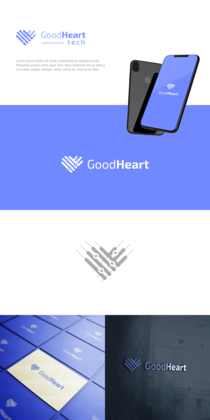 Diseño de Logo por ybmdesign para Good Heart Technology | Diseño #24157856