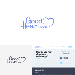 Logo Design by Graphics Farrukh 2 for Good Heart Technology | Design: #24157927