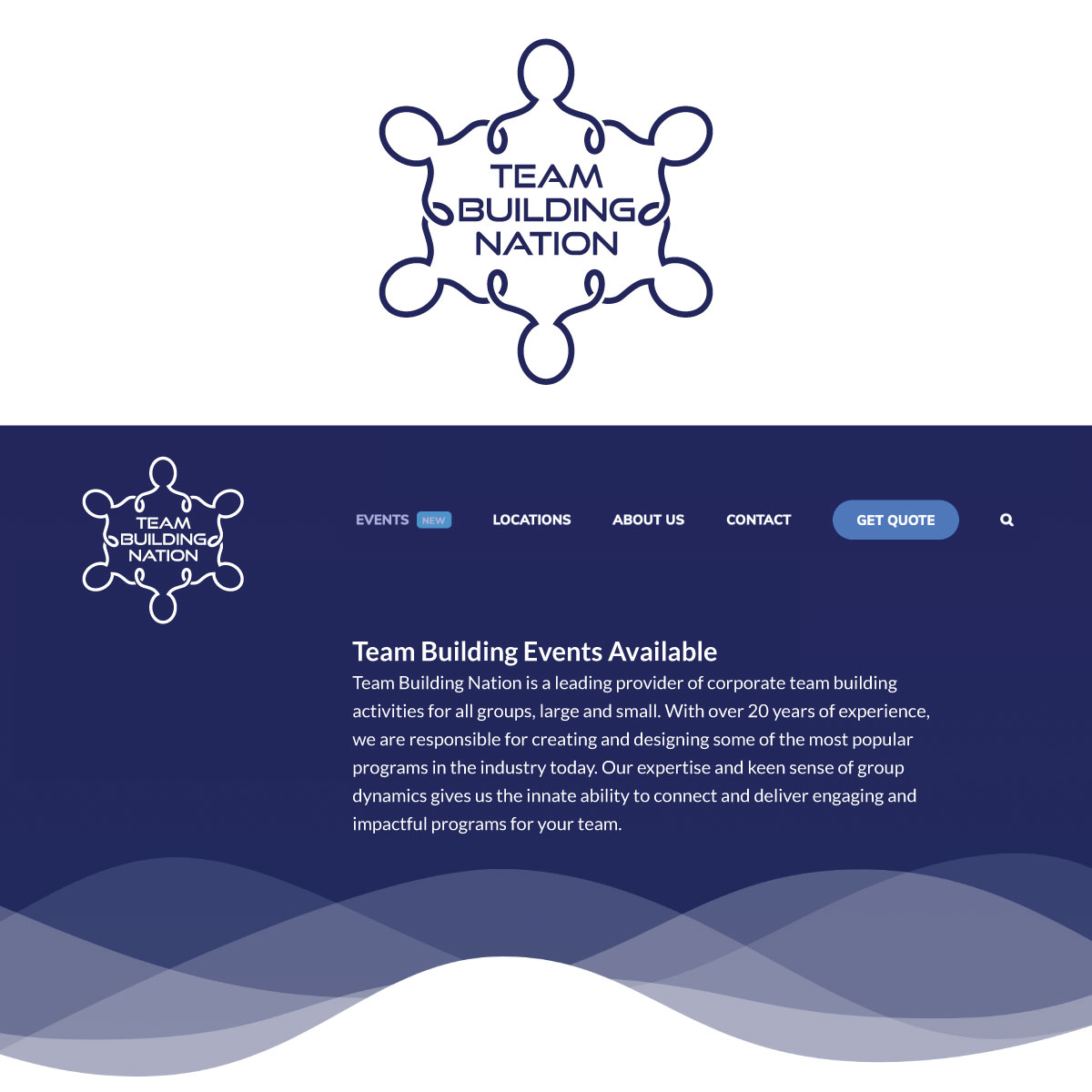 Logo Design by Denviron for Team Building Nation | Design #24156820