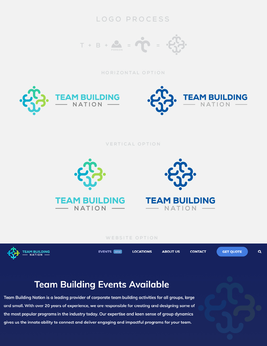 Logo Design by Shahzad.Designs for Team Building Nation | Design #24163312