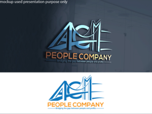 ACME People Company (tagline: Bridging the gap between people and profits.) | Logo Design by Juli creation