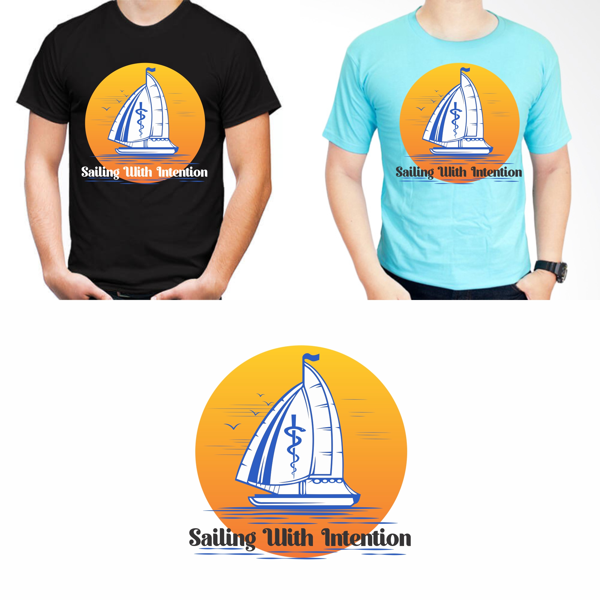 T-Shirt-Design von andi_fikri für Care2Go Sailing | Design #24171751