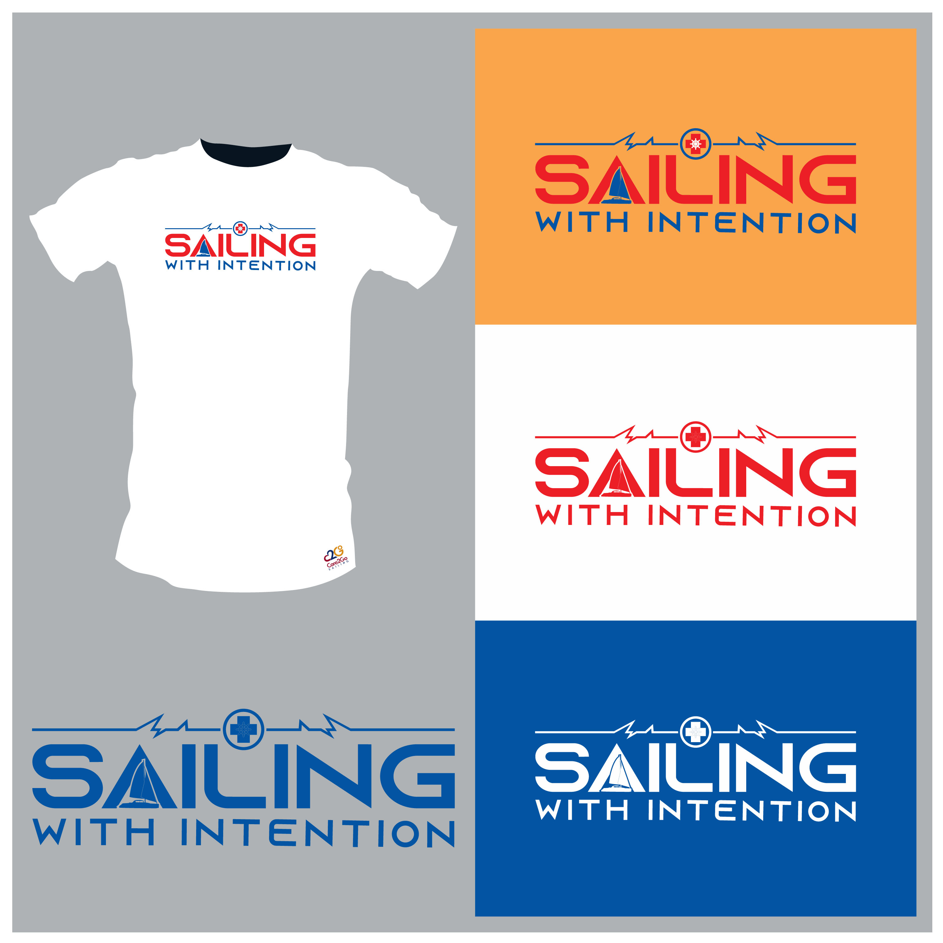 T-shirt Design by Nadz10 for Care2Go Sailing | Design #24161116