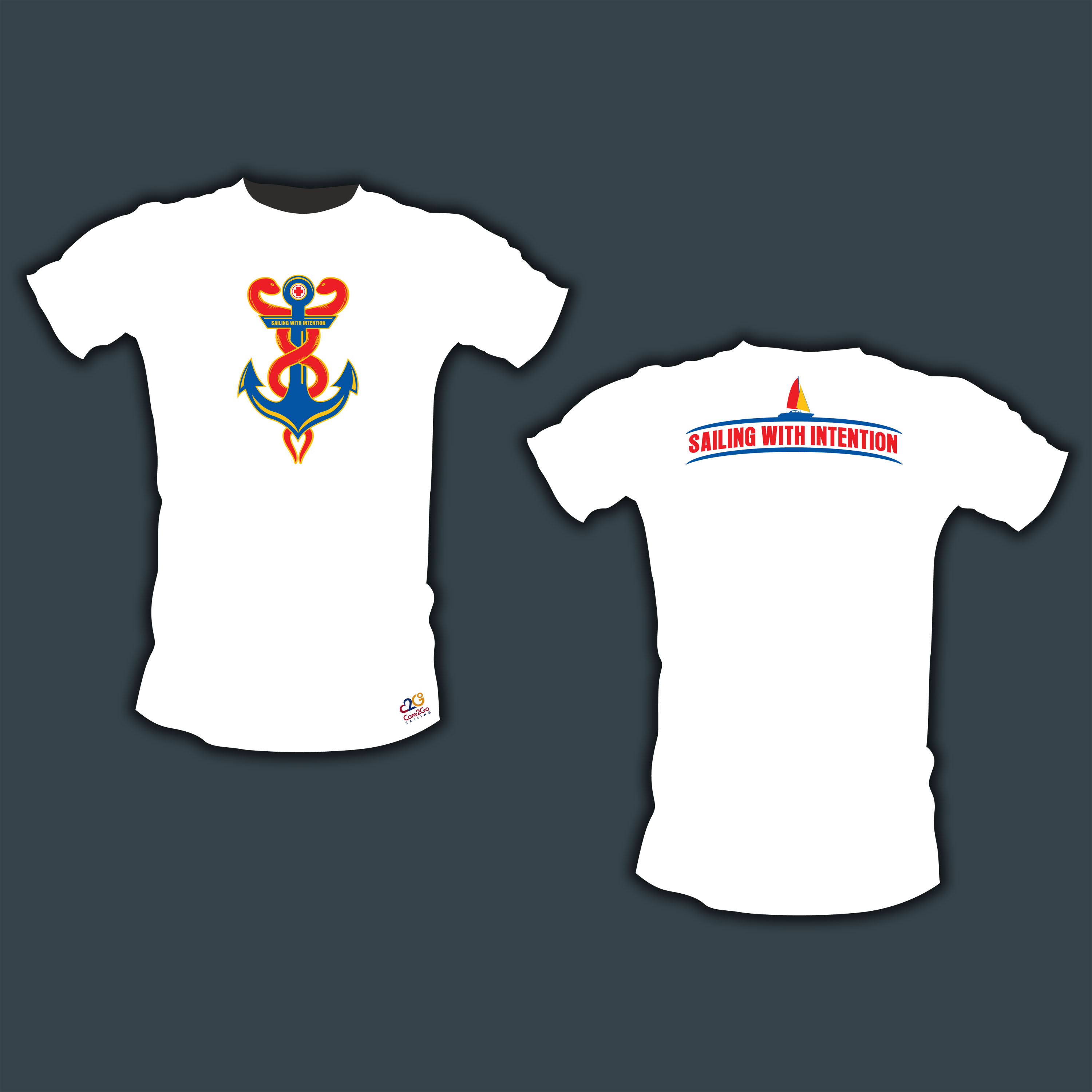 T-shirt Design by Nadz10 for Care2Go Sailing | Design #24168769