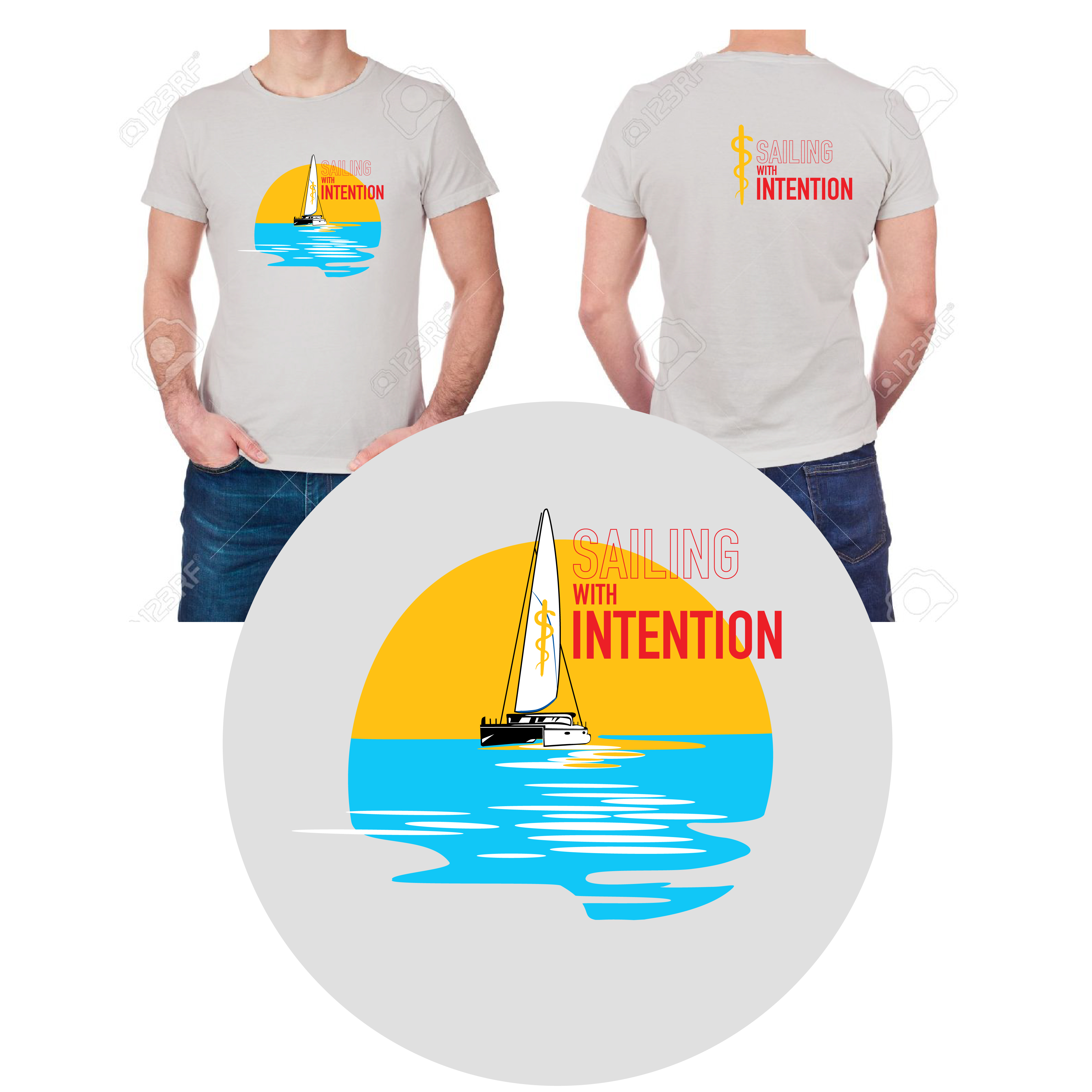 T-shirt Design by titop24 for Care2Go Sailing | Design #24193194
